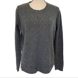 Oats Grey Crew Neck Cashmere Sweater • Size M